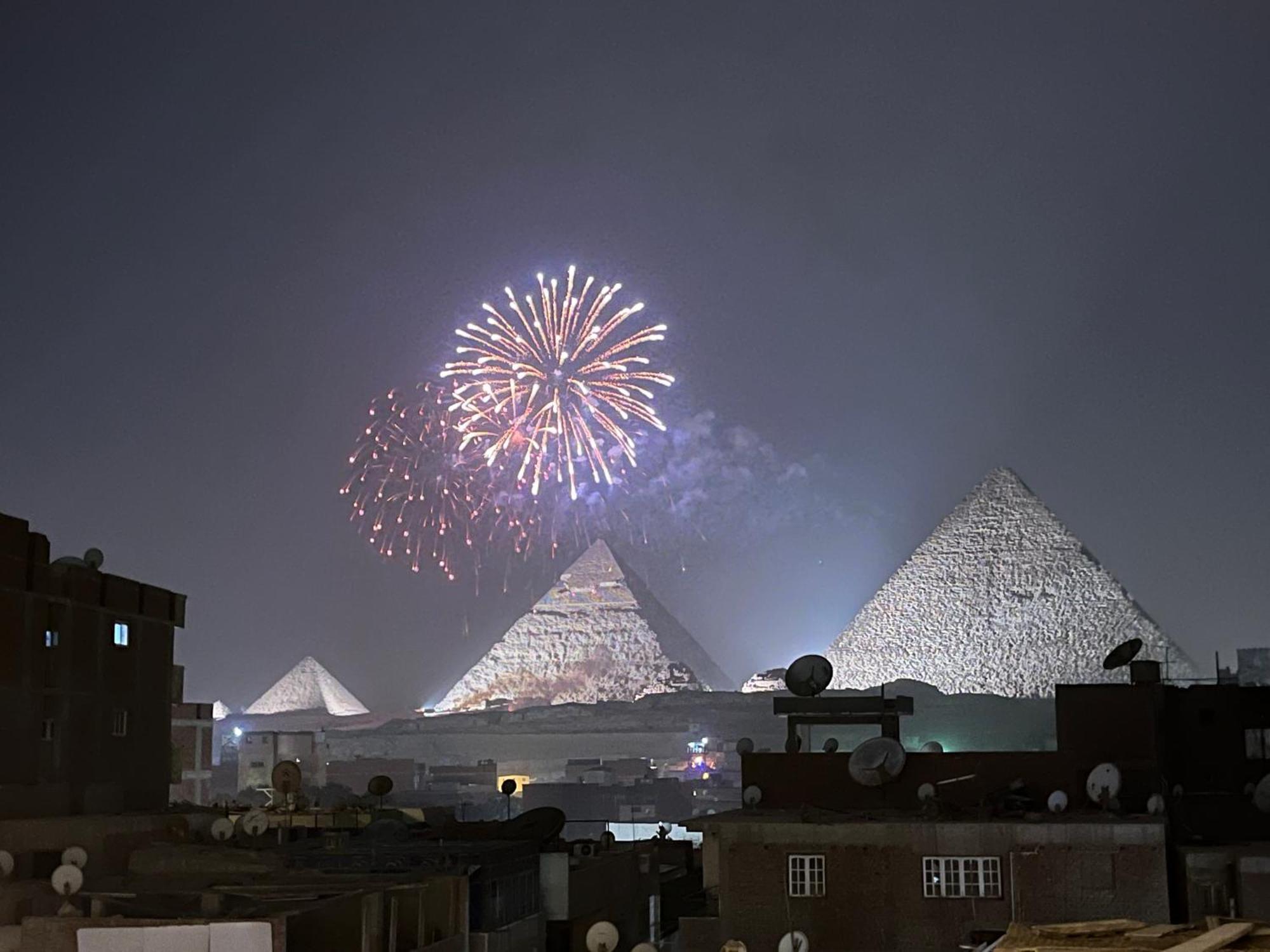 Pyramids Kefren Hotel Kafrat al Jabal Luaran gambar